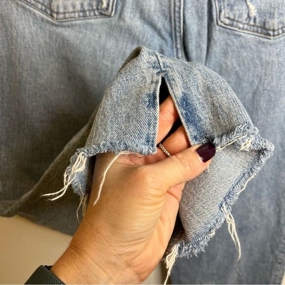 Abercrombie & Fitch Curve Love Ultra High Rise 90's Straight 30 - Picture 6 of 8